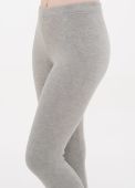 Легінси жіночі зимові Only Women сірі з ангори (низький зріст)