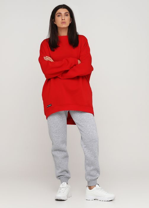 Брюки-джоггеры женские светло-серые зимние Only Women