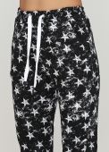 Брюки-джоггеры женские демисезонные Only Women Black WhiteStar 