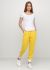 Штани-джогери жіночі літні Only Women жовті з білою смугою збоку