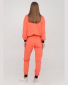 Штани-джогери жіночі літні Only Women персикові з вишивкою спереду (високий зріст) (лакоста)