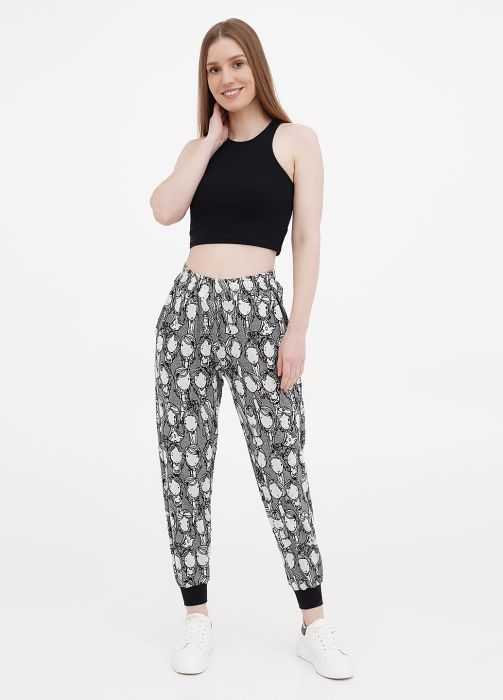 Брюки-джоггеры женские демисезонные Only Women Girls серые (низкий рост)