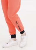 Штани-джогери жіночі літні Only Women персикові з вишивкою спереду внизу (н.зр.) (лакоста)