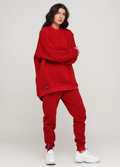 Штани-джогери жіночі зимові Only Women бордові