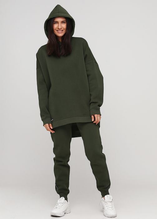 Штани-джогери жіночі зимові Only Women оливкові (високий зріст)