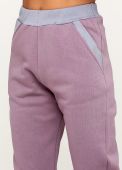 Штани-джогери жіночі зимові Only Women рожево-сірі