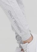 Штани-джогери жіночі літні Only Women світло-сірі з сірою вишивкою (високий зріст) Штани-джогери жіночі літні Only Women світло-сірі з сірою вишивкою (високий зріст)