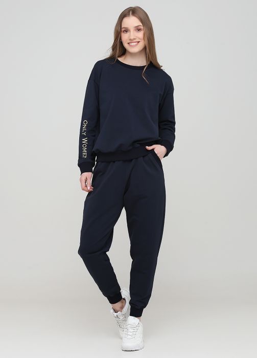 Штани-джогери жіночі демісезонні Only Women темно-сині (низький зріст)