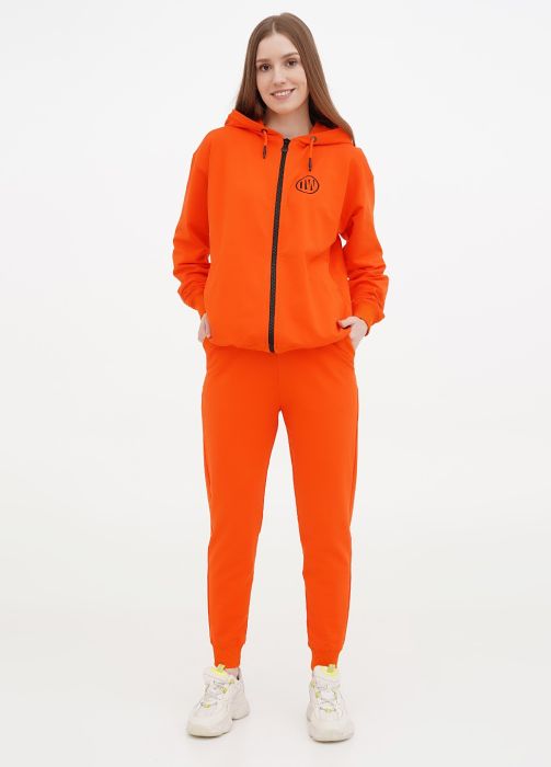 Штани-джогери жіночі демісезонні Only Women мандаринові з жовтою вишивкою спереду (н. зр.) Штани-джогери жіночі демісезонні Only Women мандаринові з жовтою вишивкою спереду (н. зр.)