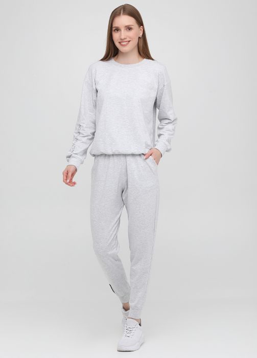 Брюки-джоггеры женские светло-серые летние (низкий рост) Only Women Брюки-джоггеры женские светло-серые летние (низкий рост) Only Women