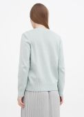 Пуловер жіночий в'язаний Only Women м'ятний з бавовни Пуловер жіночий в'язаний Only Women м'ятний з бавовни