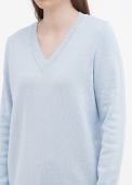 Пуловер жіночий в'язаний Only Women небесний з бавовни Пуловер жіночий в'язаний Only Women небесний з бавовни