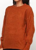 Джемпер жіночий в'язаний соти Only Women світло-коричневий