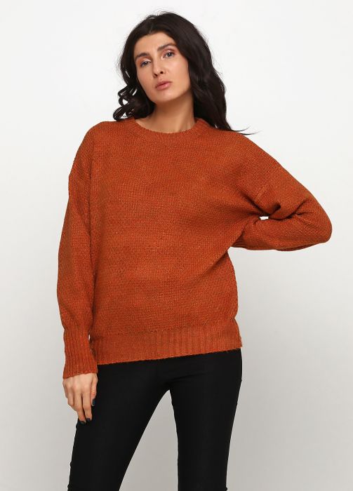 Джемпер жіночий в'язаний соти Only Women світло-коричневий