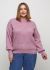 Джемпер женский вязаный Only Women  сиреневый соты микс 