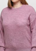 Джемпер женский вязаный Only Women  сиреневый соты микс 