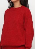Джемпер женский малиновый соты микс Only Women