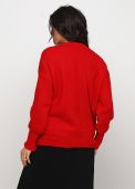 Джемпер жіночий в'язаний соти Only Women червоний