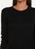 Джемпер жіночий в'язаний Only Women чорний з бавовни Джемпер жіночий в'язаний Only Women чорний з бавовни
