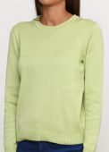 Джемпер женский вязаный Only Women светло-зеленый