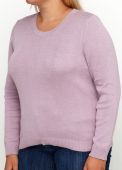 Джемпер жіночий в'язаний Only Women бузковий з бавовни