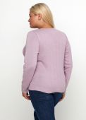 Джемпер жіночий в'язаний Only Women бузковий з бавовни
