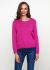 Джемпер жіночий в'язаний Only Women пурпурний з бавовни