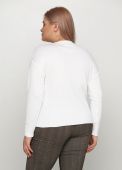 Джемпер женский вязаный Only Women 1 белый из хлопка