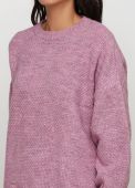Джемпер жіночий в'язаний соти Only Women бузковий oversize Джемпер жіночий в'язаний соти Only Women бузковий oversize
