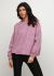 Джемпер женский сиреневый соты микс оверсайс Only Women