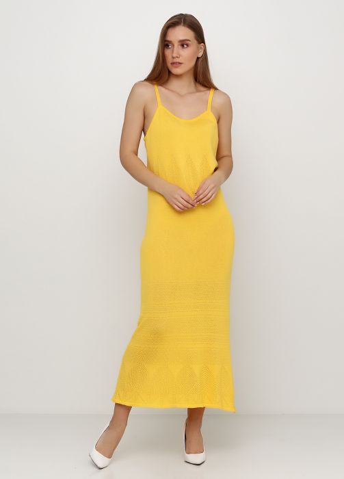 Сарафан женский желтый летний однотонный Only Women