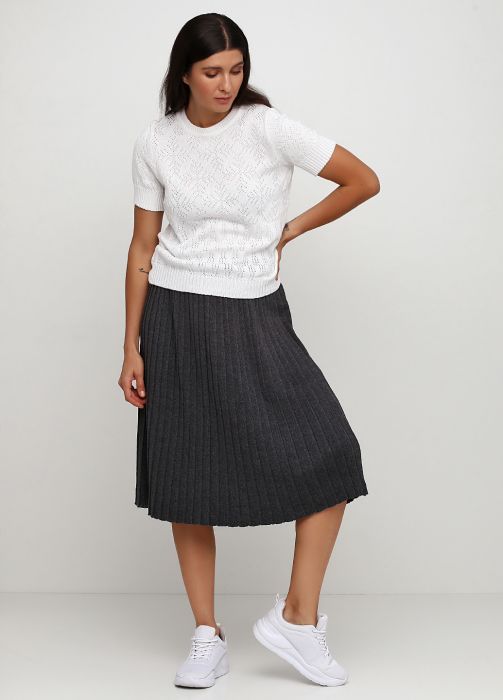 Юбка женская вязаная Only Women серая 
