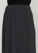 Спідниця жіноча в'язана Only Women сіра довга (з бавовни)