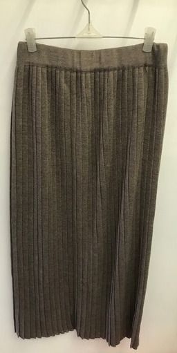 Спідниця жіноча в'язана Only Women кавова з італійської вовни довга