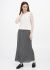 Спідниця жіноча в'язана Only Women сіра плісе з шовку подовжена