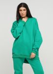 Свитшот женский зимний Only Women зеленый mega oversize  Свитшот женский зимний Only Women зеленый mega oversize