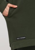 Світшот жіночий зимовий Only Women оливковий mega oversize Світшот жіночий зимовий Only Women оливковий mega oversize