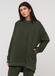 Свитшот женский зимний Only Women оливковый mega oversize  Свитшот женский зимний Only Women оливковый mega oversize