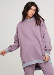 Свитшот женский зимний Only Women розово-серый mega oversize  Свитшот женский зимний Only Women розово-серый mega oversize