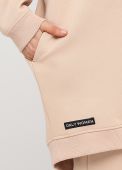 Свитшот женский зимний Only Women песочный mega oversize  Свитшот женский зимний Only Women песочный mega oversize