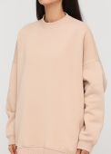 Свитшот женский зимний Only Women песочный mega oversize  Свитшот женский зимний Only Women песочный mega oversize