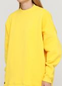 Свитшот женский зимний Only Women жёлтый mega oversize 