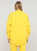 Свитшот женский зимний Only Women жёлтый mega oversize 