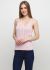 Майка жіноча в'язана літня Only Women рожева з гумкою знизу