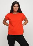 Футболка женская Only Women оранжевая с оранжевым логотипом сзади Футболка женская Only Women оранжевая с оранжевым логотипом сзади