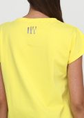 Футболка женская Only Women желтая с серебристым лого сзади Футболка женская Only Women желтая с серебристым лого сзади