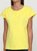 Футболка женская Only Women желтая с серебристым лого сзади Футболка женская Only Women желтая с серебристым лого сзади