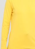 Лонгслів жіночий Оnly Women жовтий з жовтим лого позаду
