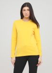 Лонгслив женский летний Оnly Women желтый с желтым лого сзади Лонгслив женский летний Оnly Women желтый с желтым лого сзади