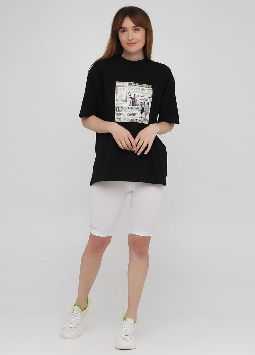 Капрі жіночі літні Only Women білі з блакитною вишивкою попереду